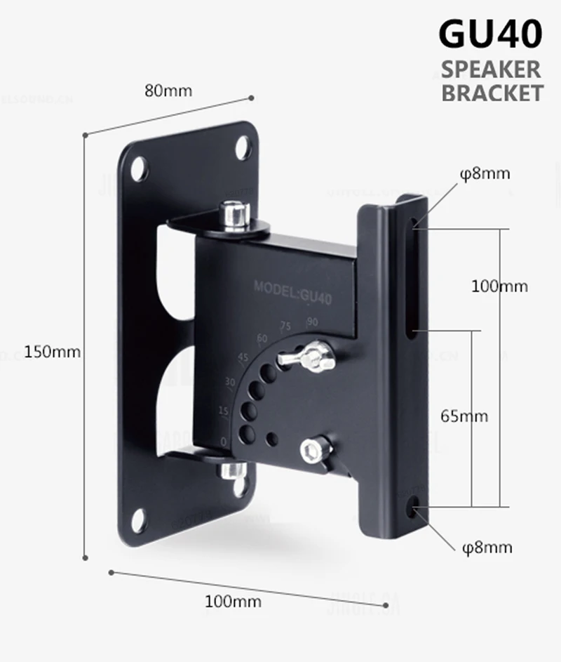 GU40HighQualityUniversalSurroundSpeakerWallMountBracket