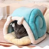 New Deep Sleep Cat Bed House Funny Snail Cats Mat Beds Warm Basket for Small Dogs Cat House Cushion Pet Tent Kennel Cat Supplies 2