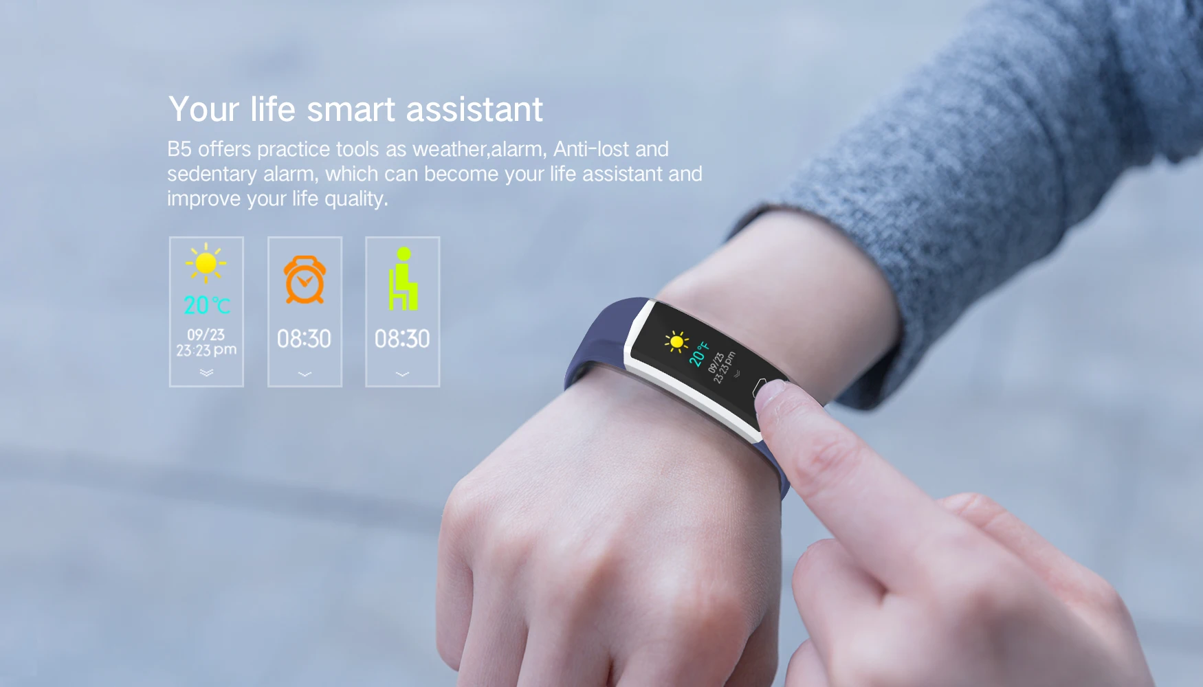 Fitness Tracker Smart Bracelet GPS Watch Health Men's Women's Wristbands Sports Bluetooth 5.0 IP68 Waterproof Smart Band Android