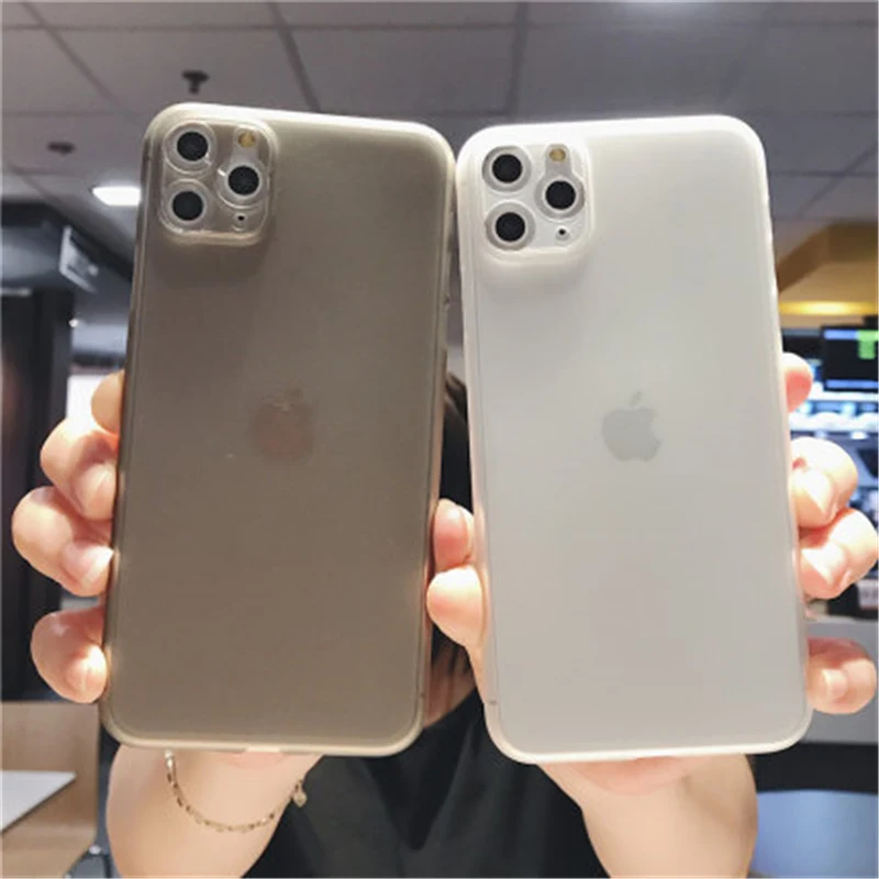 Чехол GTWIN для телефона iPhone 11 Pro X XS XR Max прозрачный ультратонкий простой чехол из