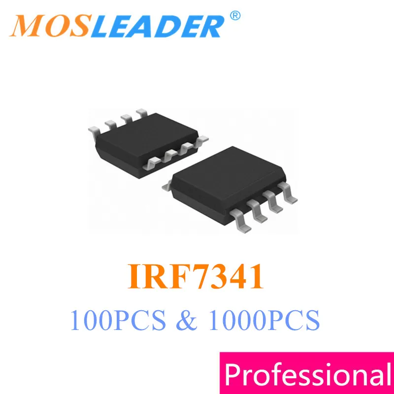 Mosleader IRF7341 SOP8 100 шт. 1000 двойной N канальный 55 в 4.7A Mosfet IRF7341TRPBF IRF7341PBF 7341 Китайский