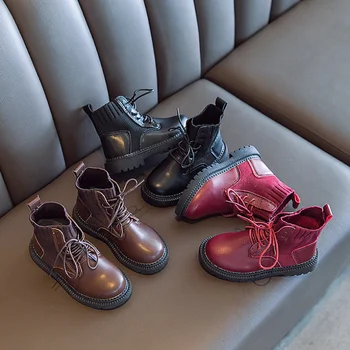 

2020 girls boots fashion kids boots for baby girls autumn winter cotton warm Brand little children martin shoes summer