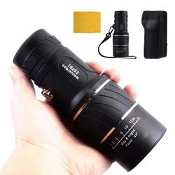 Télescope monoculaire 16x52, 66/8000M, en plastique, Sport de plein air, HD 