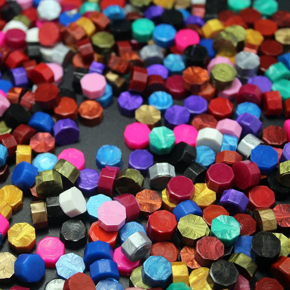 

[Wax Sealing Wax] Retro Sealing Wax Grain Octagon Multi-color Selectable Kilos 40-Color Selectable