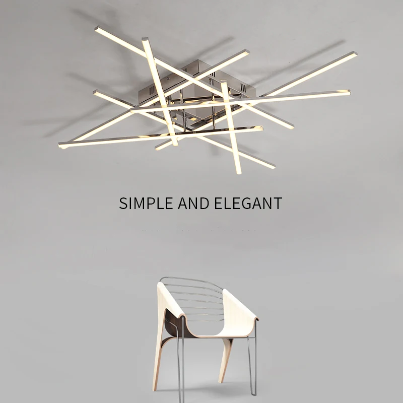 

Dimmable Chrome Modern led Chandelier For Livingroom Bedroom Studyroom Ceiling chandelier lighting lampara techo Fixtures