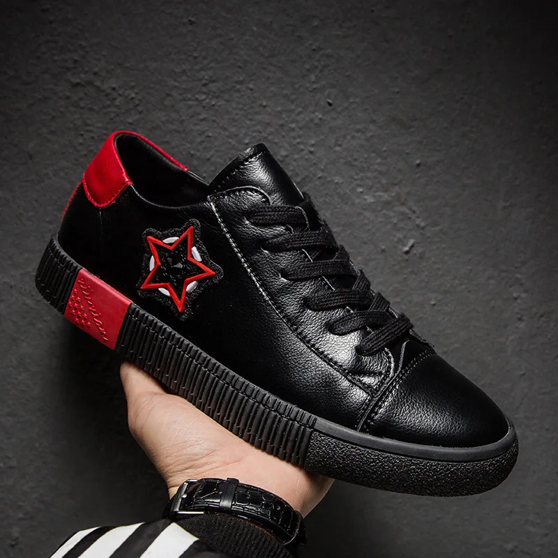 

Spring Low Top Sneakers Korean-style Trend 2019 New Style Students Trendy Shoes Sports MEN'S Casual Shoes Fashion Shoes White