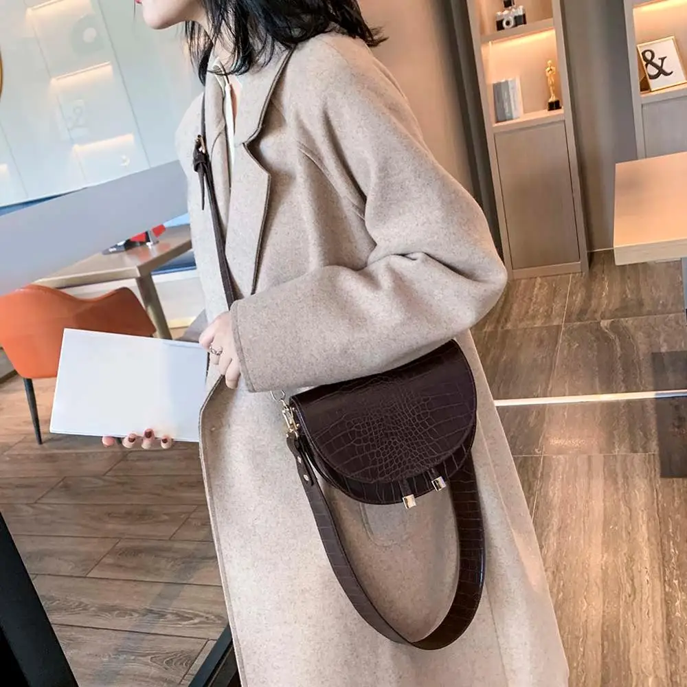 Женская дизайнерская роскошная сумка, модная новинка, высокое качество, из искусственной кожи, женские сумки с крокодиловым узором, сумка через плечо