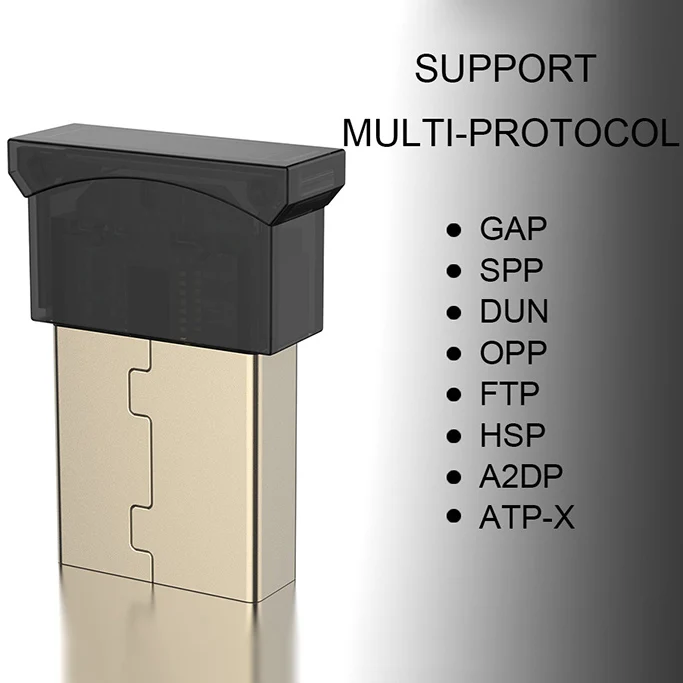 Mini USB Bluetooth CSR 4.0 Dongle Audio Receiver Wireless Adapter for PC TV Computer Laptop Supports Windows 10/8/7/XP