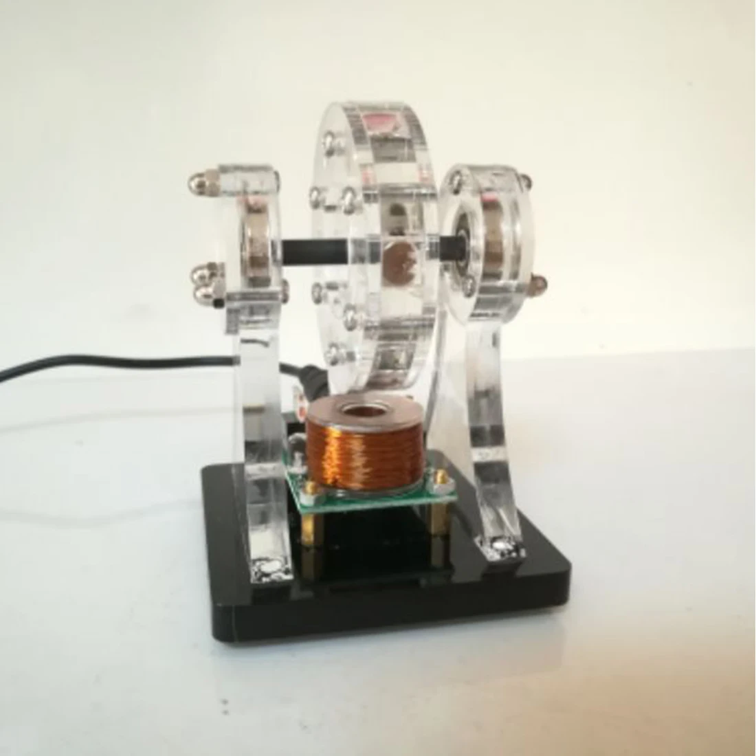 Магнитная подвеска с бесщеточным двигателем зал мотор DIY мотор ствол игрушка(разные цвета индикатора светильник