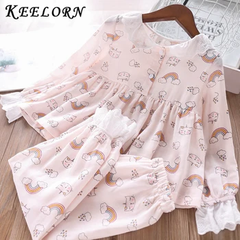 

Keelorn Children's Sets 2020 Brand New Brief Kids Girls Clothing Print Pattern Full Sleeve Casual Cotton Sets For Cute Girls