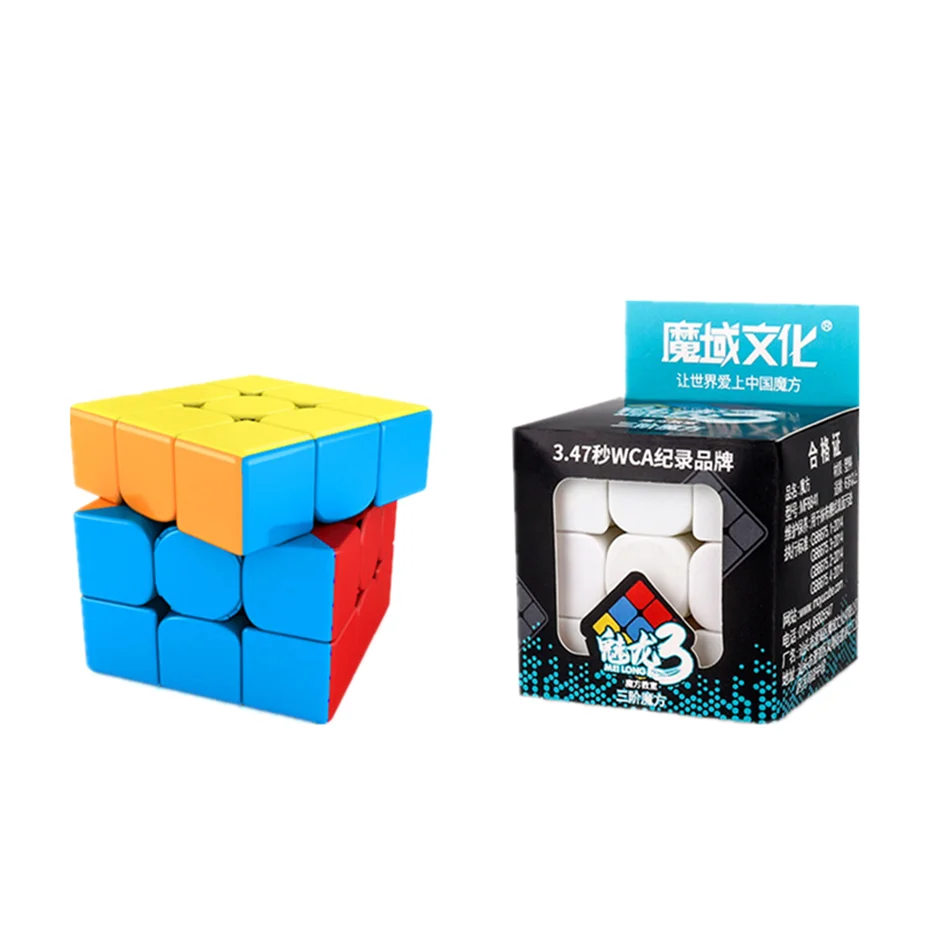 Chapeamento 3x3x3 Cubo Mágico Magnético 3x3 Quebra-cabeça de Velocidade  Profissional 3 × 3 Fidget Toy