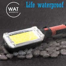 Многофункциональный светодиодный рабочий светильник COB рабочий светильник походный светильник наружный светильник ing инспекционная лампа Магнитный светильник с зажимом на крючке водонепроницаемый