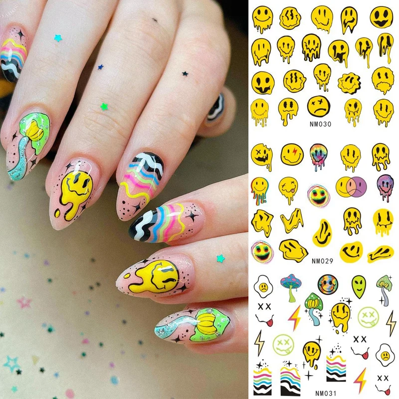 12 Patterns Trippy Smile Face Nails Water Decals Mushroom Slider Decals Trippy Nail Art Rainbow Transfer Sticker Decals Eyes Stickers Decals Aliexpress 12 Patterns Trippy Smile Face Nails Water Decals Mushroom Slider Decals Trippy Nail Art Rainbow Transfer Sticker Decals Eyes Stickers Decals Aliexpress