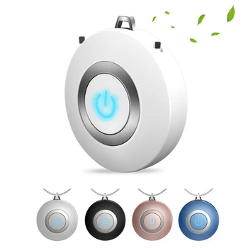 

Wearable Air Purifier Necklace Mini Portable USB Air Cleaner Negative Ion Generator Low Noise Air Freshener No Radiation