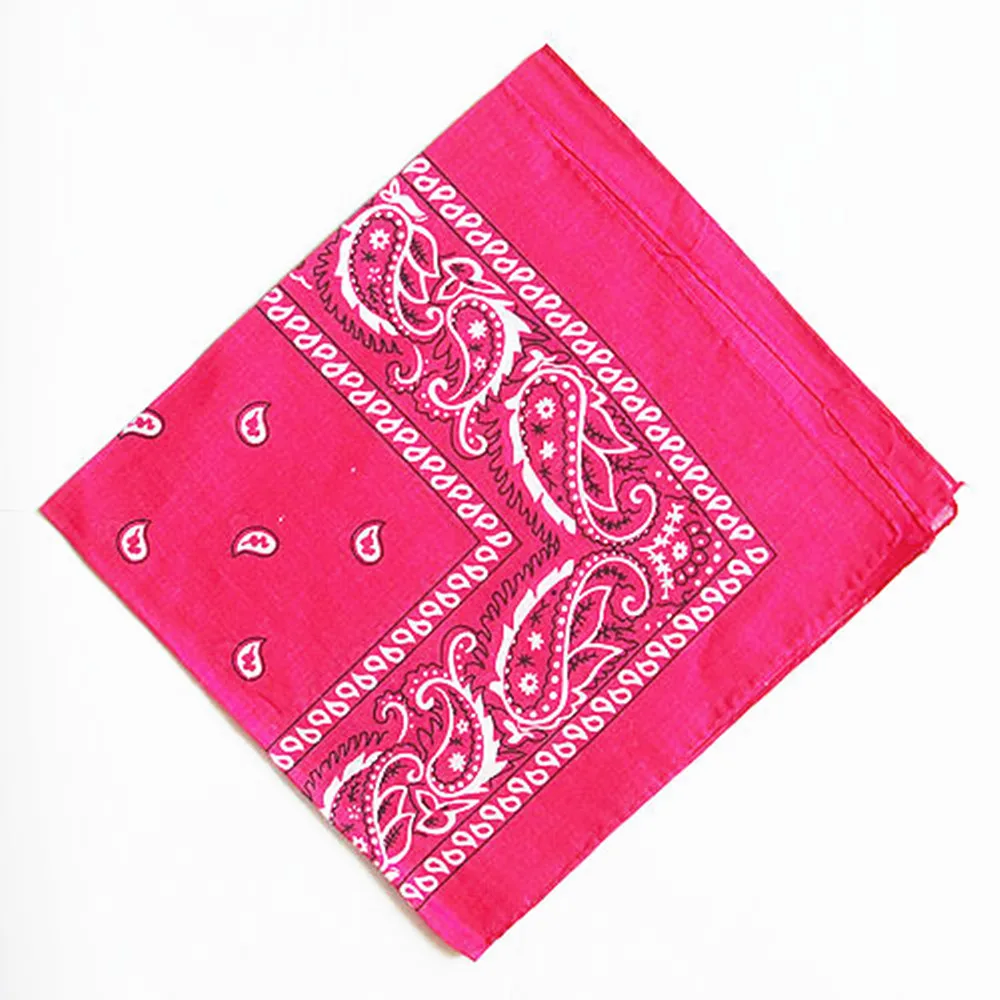Cotton Bandanas Double Sided Head Wrap Scarf H5