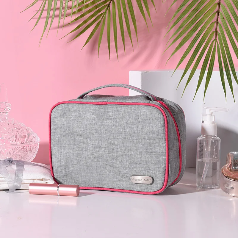 

Portable Cosmetic Travel Set Storage Bag Polyester Makeup Organizer Toiletry Zipper Pouch Home Wardrobe Accessories Supplies
