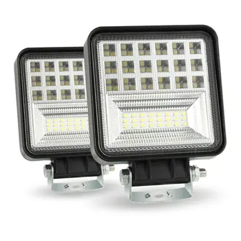

DC 9-30V Car Lights 126W Motorcycles 2Pcs Car Boat Replacement Spotlight 45-LED