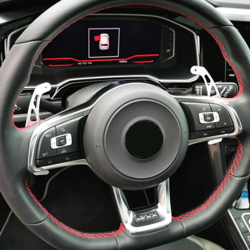 2 шт. автомобильный рычаг переключения передач на рулевое колесо для VW GOLF GTI R GTD GTE