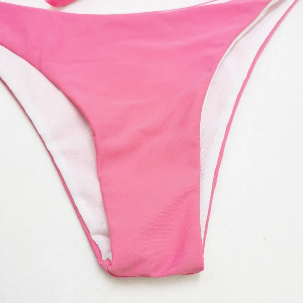 Sexy female bikini push up two-piece separates low waist women's bikinis set purple ladies swimsuit beachwear mujer push up 20J7 (9)