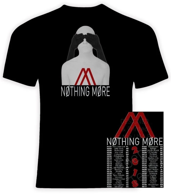 Nothing More 2018 футболка Размеры S-6X |