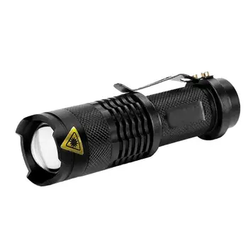 

Mini Flashlight Excellent Aluminum Alloy Water Resistance Focus Function Glare Torch Pocket Lamp for Outdoor Use Flash Light
