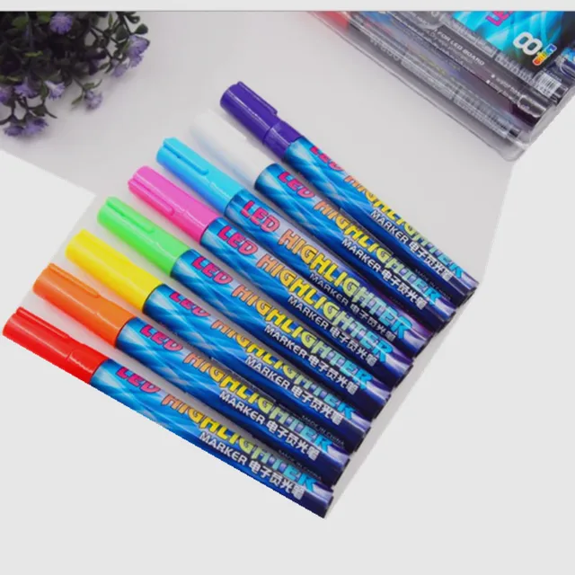 2021 Új 1Pc Led Kiemelő Jelek Pen Queen Méhek Jelölő Toll 135 Mm*4Mm 4Colors Opcionális Ferde Nib Paintsbrush Méhész Eszközök - Image 2