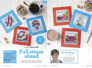 

CD452 Cross Stitch Kit Package Greeting Cards Needlework Counted Cross-Stitching Kits Christmas Mother's Father's Day Birthday