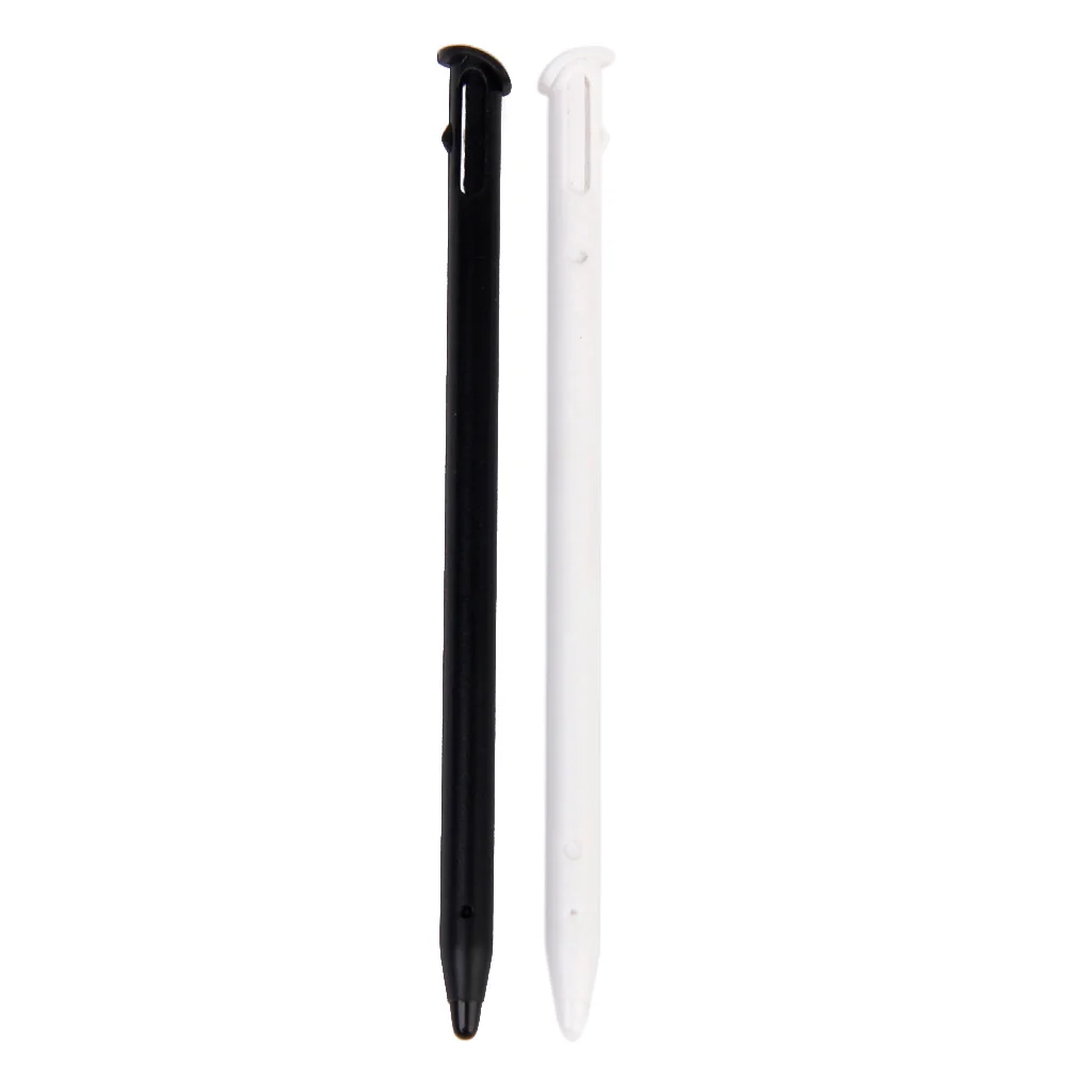 Plastic Stylus Touch Screen Pen for New Nintendo 3DS Accessory Pack of 2 Black and white Plastic Stylus Touch Screen Pen for New Nintendo 3DS Accessory Pack of 2 Black and white