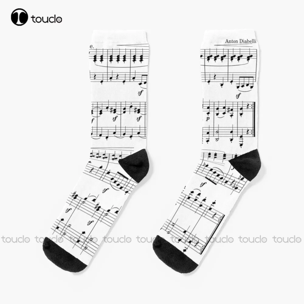 

Sheet Music Socks American Flag Socks Christmas New Year Thanksgiving Day Gift Unisex Adult Teen Youth Socks Custom Funny Sock