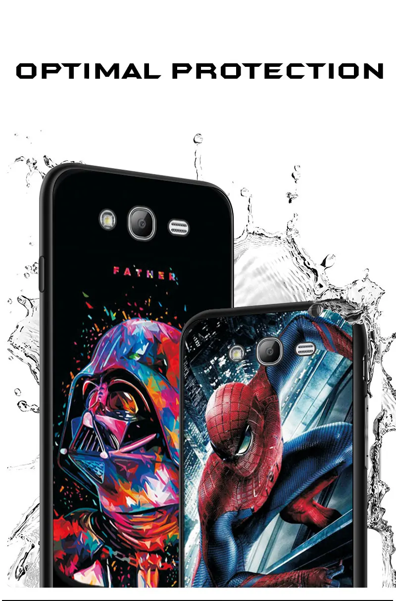 Для samsung Galaxy S3 Neo чехол на милый человек-паук черный ТПУ силиконовый бампер для samsung S3 i9300 Neo Duos i9300 чехол для телефона