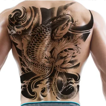 

New Temporary Cool Hot Sale Waterproof Tattoo Stickers Big Large Full Back