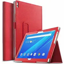 Чехол для lenovo Tab 4 10 Plus TB-X704F X704L X704 из искусственной кожи, чехол для планшета, чехол-подставка для lenovo TAB4 1" TB-X304F/L, откидная крышка