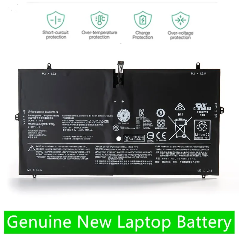 

ONEVAN 44Wh L13M4P71 Battery For Lenovo Yoga 3 Pro 1370 Series Pro-1370-80HE Pro-5Y71 Pro-I5Y51 Pro-I5Y70 Pro-I5Y71 L14S4P71