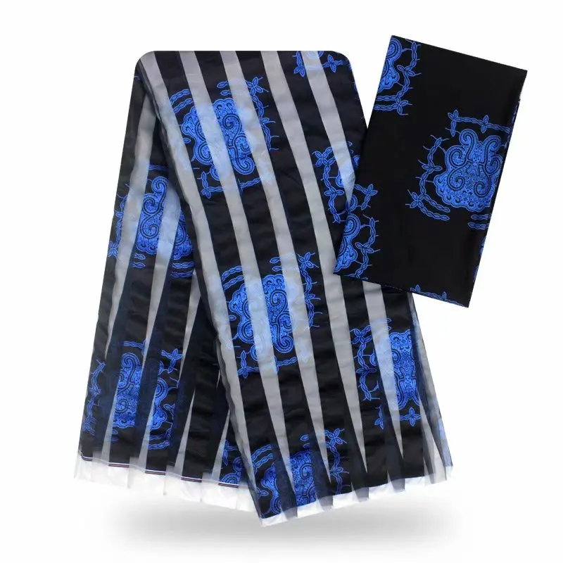 Лучшая цена винтажная шелковая вощеная ткань Африканская восковая печатная ткань Африканская Анкара ткань восковая ткань 4+ 2 ярдов/партия для вечерние YB01