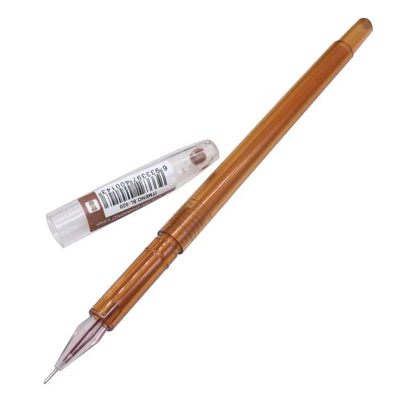 12 шт. фиолетовая гелевая ручка для взрослых и детей для обучения общим офисным товарам используется для рисования, граффити, тонкое мастерство - Цвет: coffee