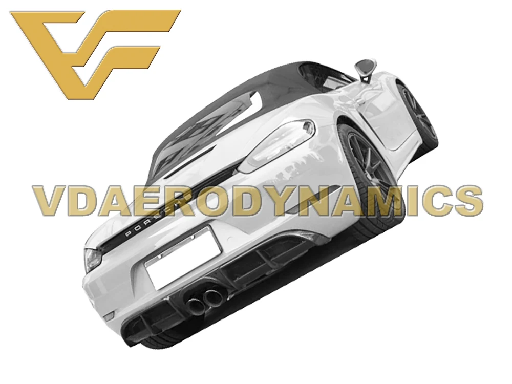 Подходит для 16-20 718 Porsche Cayman Boxster VAD-P комплект для тела из углеродного волокна передняя губа задняя губа диффузор боковые юбки вентиляционный спойлер