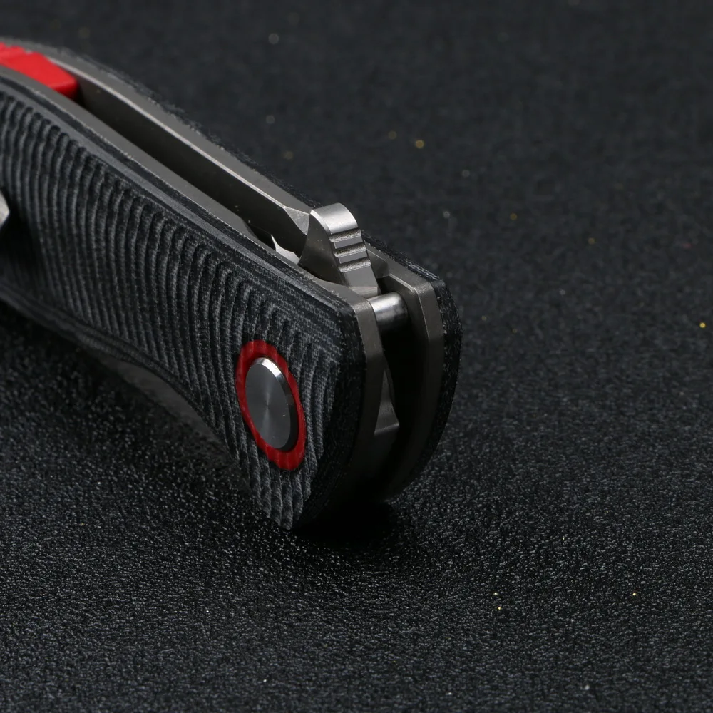 Складной нож Kanedeiia F3 Flipper черный складной Клинок с ручкой из микрокарты лезвие D2