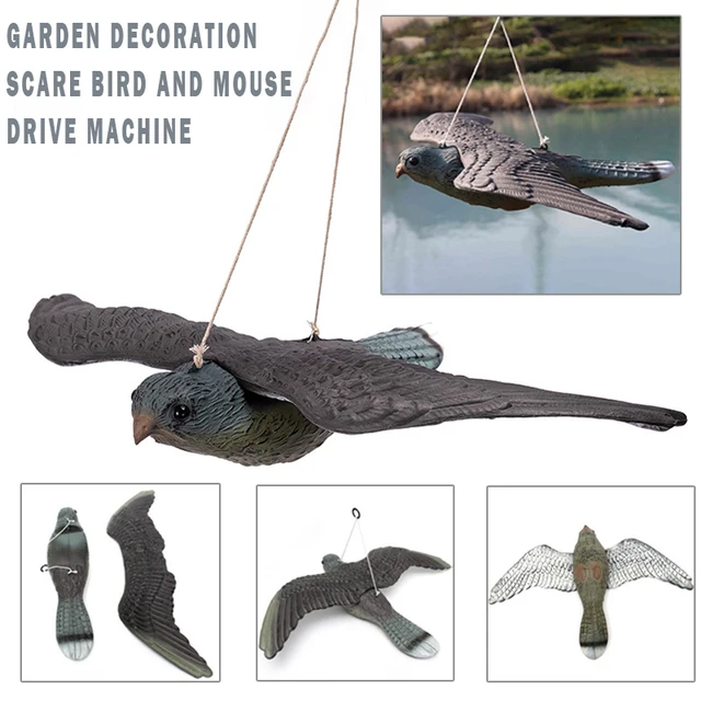 1Pc 70*43*13Cm Realisztikus Hamis Repülő Hawk Díj -Csaló Madár Galamb Varjú Scarer Madárijesztő Otthon Kert Dekoratív Dieter