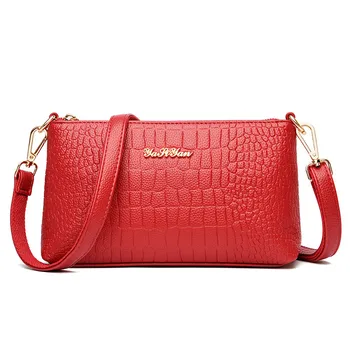 

Quality Crocodile Alligator Leather Shoulder Bag Crossbody Bags for Women 2020 Trend Luxury Handbag Women Bags Designer Hand Bag