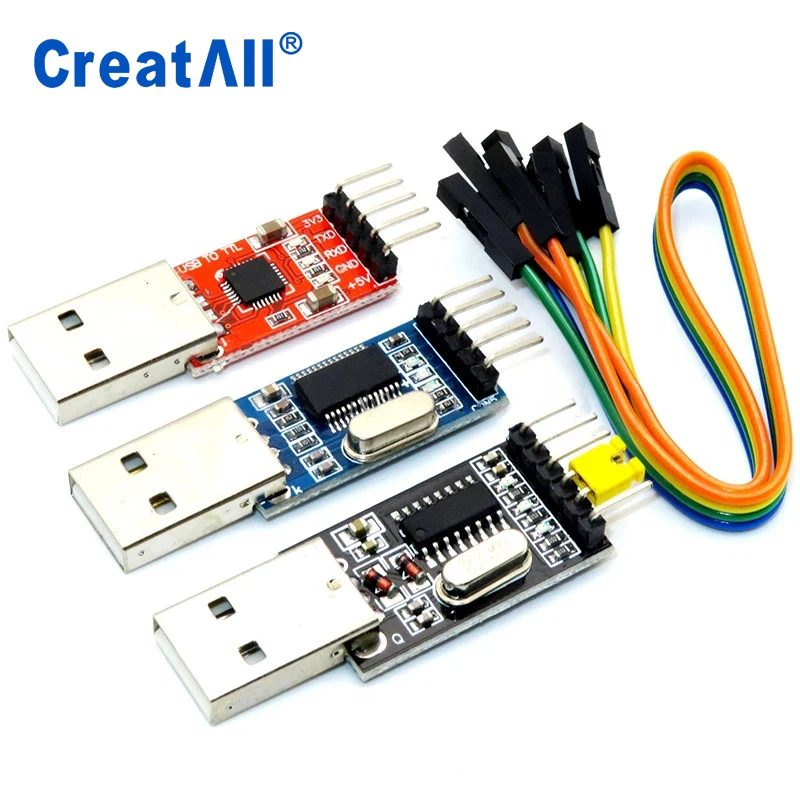 3 шт./лот = 1 шт. PL2303HX + CP2102 CH340G USB для TTL arduino PL2303 5PIN модуля UART | Электронные компоненты