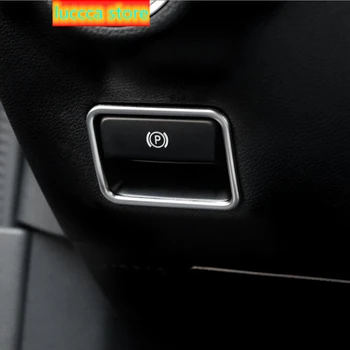 

Car-styling Interior Electronic Handbrake frame Cover Trim Sticker for Mercedes Benz A B Class GLE W166 GLS X166 CLA GLA W176
