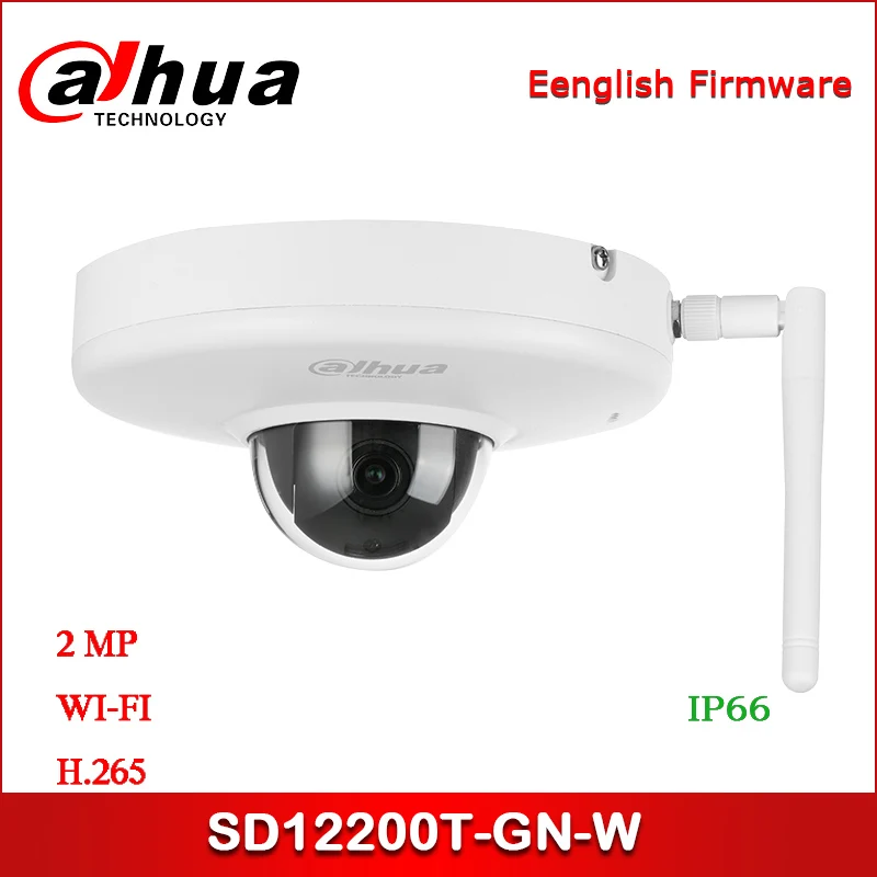 

Dahua IP Camera 2MP SD12200T-GN-W 3.6mm/2.8mm Starlight PT Wi-Fi Network Camera Security Camera