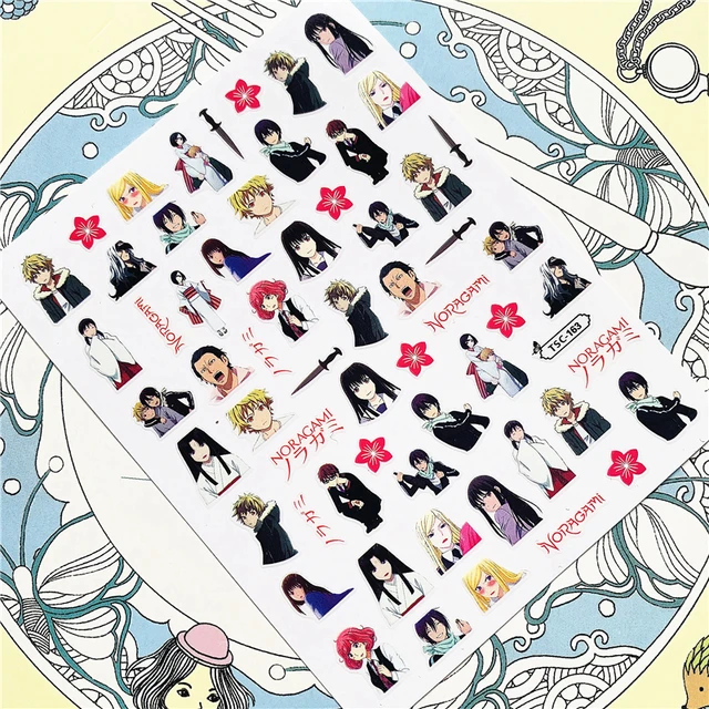 TSC-212 TSC-213 Cartoon anime character 3D Back glue Nail Art Stickers Decals Sliders Nail ornament decoration TSC-163 NN