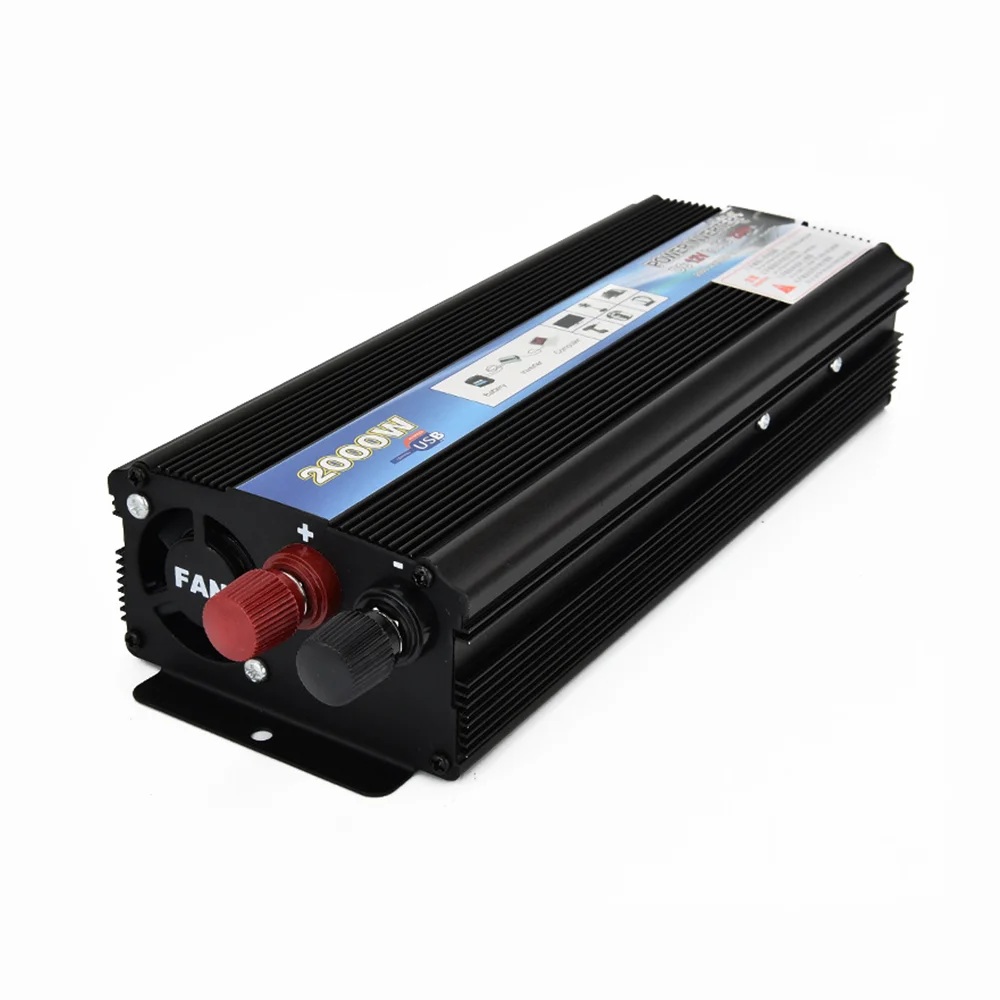 

Car Power Inverter Converter with Connector In 2000W Car Inverter Charger DC 12v to AC 220v