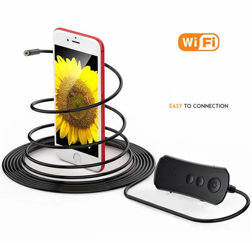 3,9 мм 720P беспроводной wifi эндоскоп камера CMOS Бороскоп