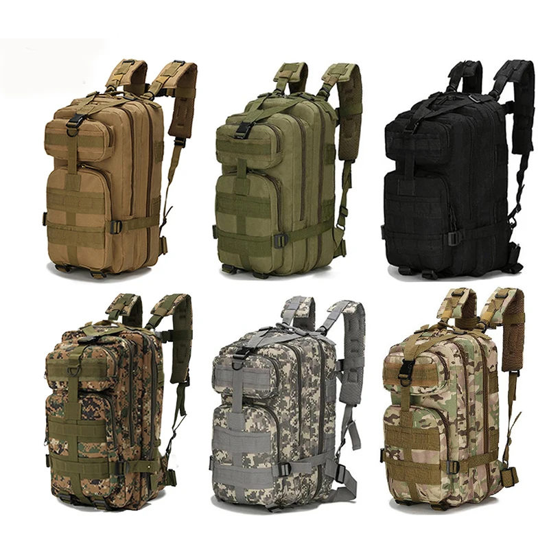 

1000D Nylon Military Tactical Backpack 30L Hunting Climbing Backpack Water Resistant Hiking Camping Trekking Molle Rucksack