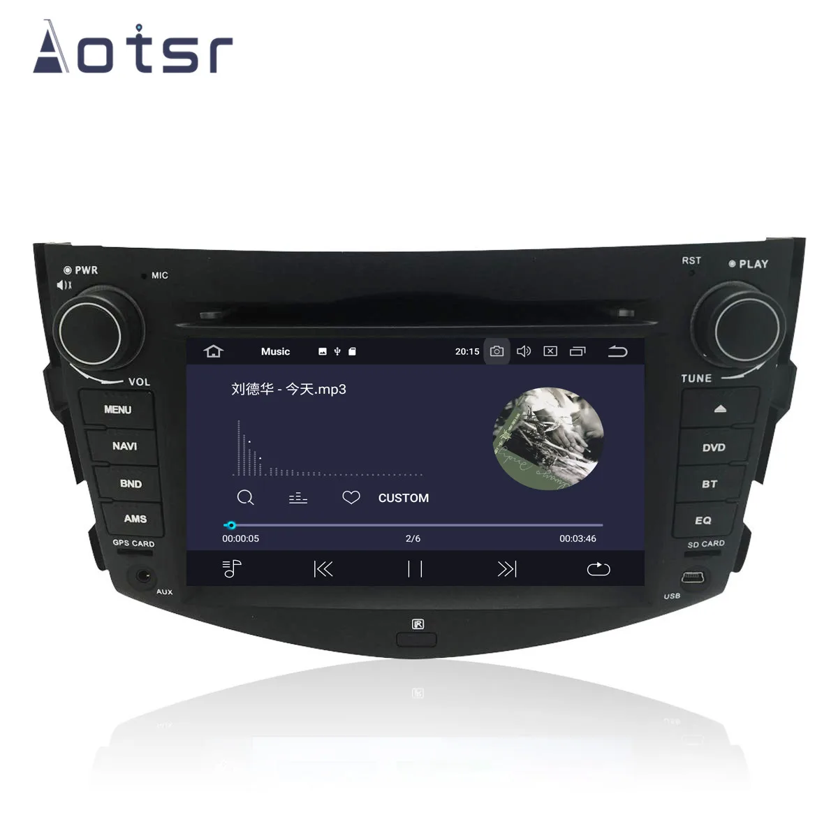 Best DSP Android 9.1 GPS Navigation Car DVD Player For Toyota RVA4 4 2006-2012 Auto Stereo Radio Multimedia Player Head Unit Recorder 4