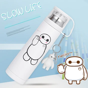 

Big White Thermos Bottle 500ml Stainless Steel Drinking Thermos Bottle For Kids Vacuum Thermo Mug My Bottle Termos Totoro Bottle