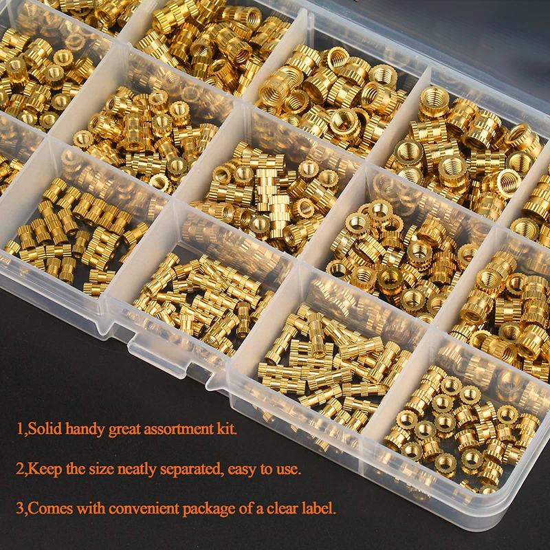 

Rustproof Nuts Storage Box Case Tools 420pcs Set Boxed Melt Bolts.Copper FOR Toys, Watches, Lighting