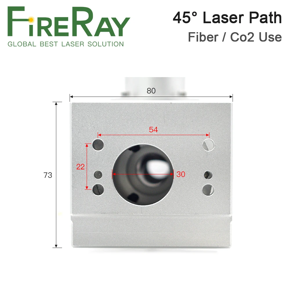 FireRay 45 ° гальванический преобразующий лазерный путь для Co2 и волокна лазерная